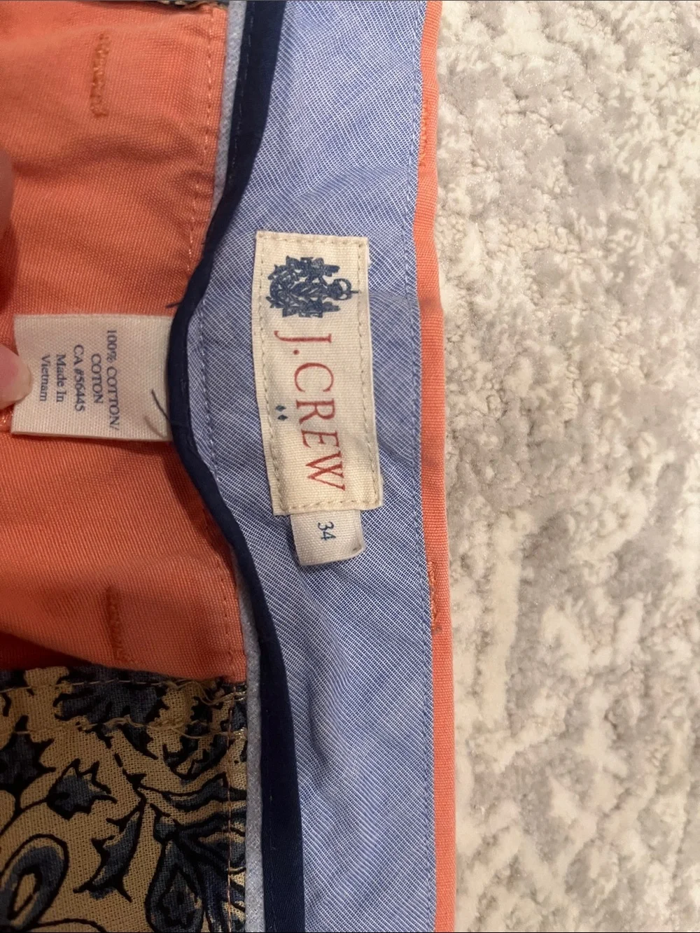 Men's Coral J. Crew Shorts